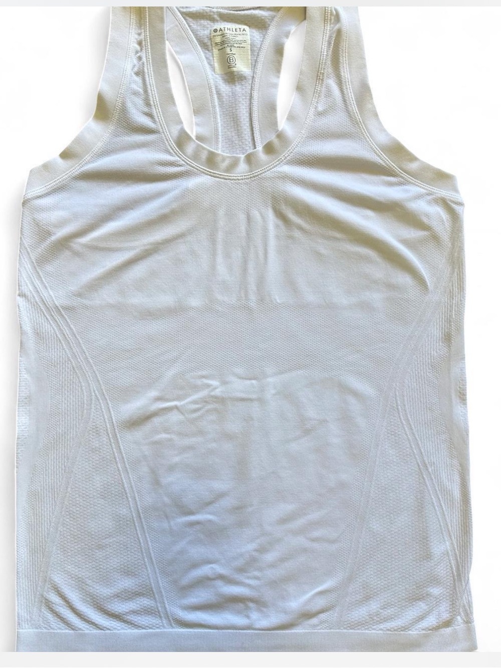 ATHLETA Performance Racerback Tank in White — S